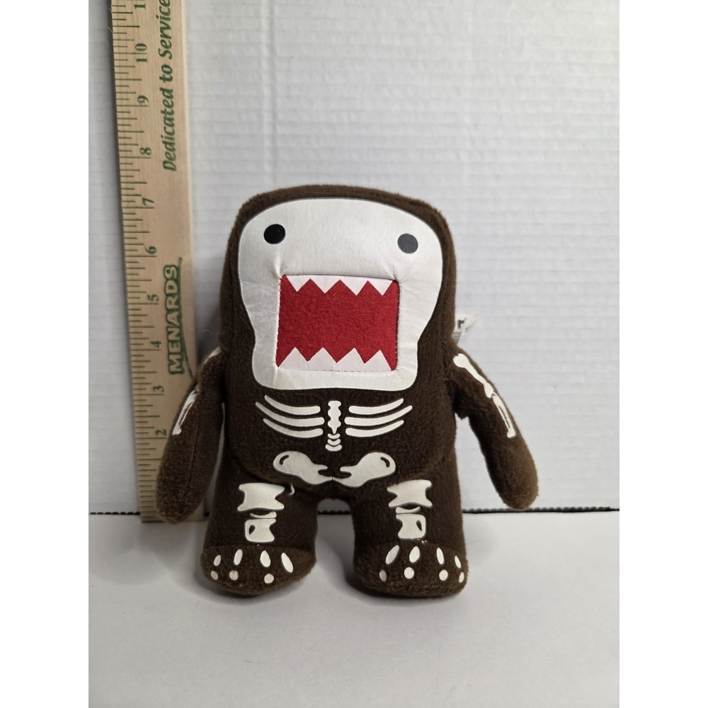 DOMO KUN Skeleton Plush Stuffed Toy 7 Inch RARE Nanco‎ 2011